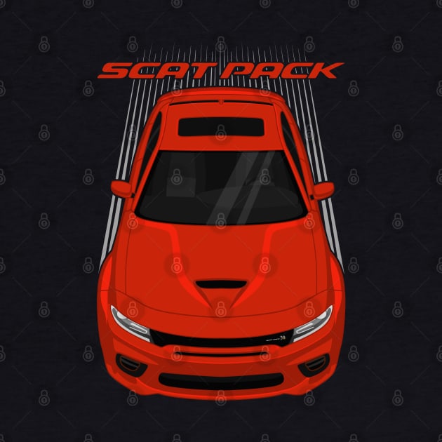 Dodge Charger Scat Pack Widebody - Go Mango Orange by V8social